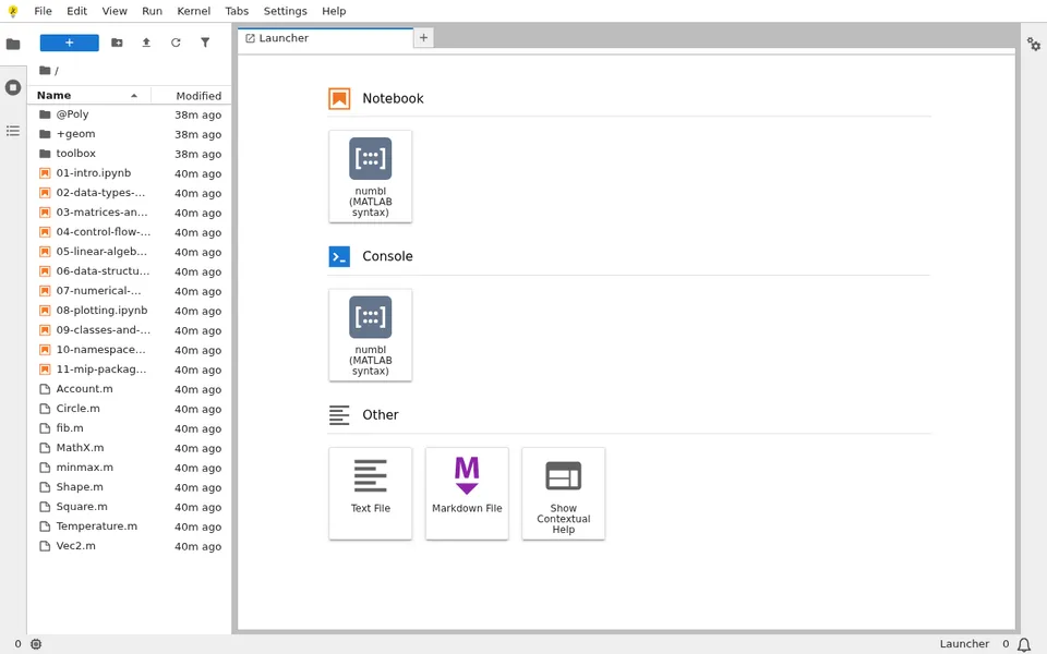 Screenshot of concept-collection.github.io/jupyterlite-numbl-kernel