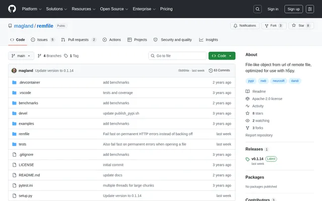 Screenshot of Remfile